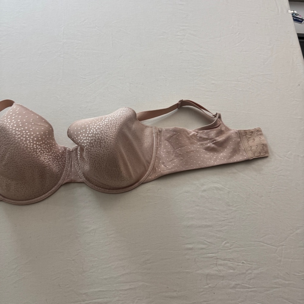 Wacoal Tan and White Women's Bra 40DDD - Picture 6 of 8